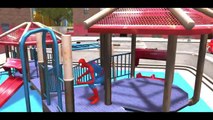 Spiderman vs Batman, IronMan FUN Superheros McQueen Cars w Children Nursery Rhyme with Act