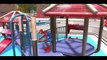 Spiderman vs Batman, IronMan FUN Superheros McQueen Cars w Children Nursery Rhyme with Act