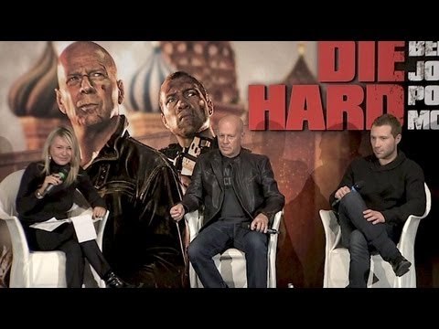 Die Hard 5 : Conférence de Presse à Paris avec Bruce Willis et Jai Courtnay