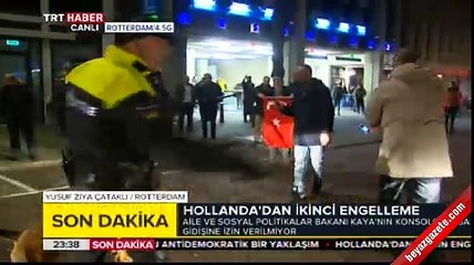 Hollanda polisinden Türklere müdahale