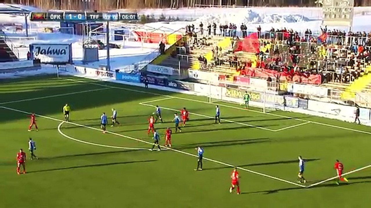 Ostersunds 1:0 Trelleborg (Swedish Cup 11 March)
