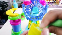 Play Doh Cupcake Celebration Ferris Wheel Playset with Play Dough Plus Desserts & Treats!