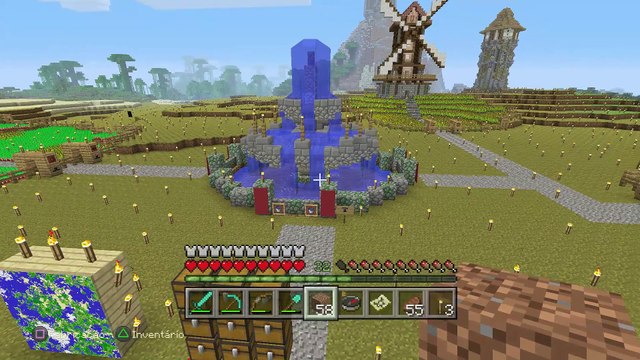 MINECRAFT Sobrevivente Fonte dos DESEJOS 012