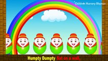 Humpty Dumpty sat on a wall 3D Nursery Rhyme with Lyrics | Animated Song for Kids