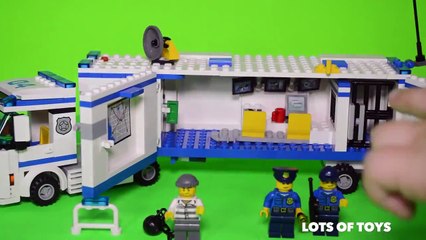 Lego City MOBILE POLICE UNIT 60044 Stop Motion Build Review