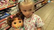 ✔ Кукла и Ярослава в магазине детских Игрушек. Прогулка к Эйфелевой Башне / Doll Baby Alive