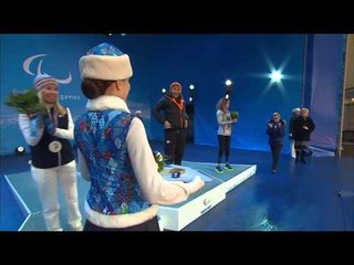Women's para snowboard cross Victory Ceremony  | Alpine skiing | Sochi 2014 Paralympics