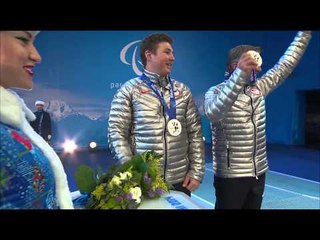 Men's super combined visually impaired Victory Ceremony | Alpine skiing | Sochi 2014 Paralympic