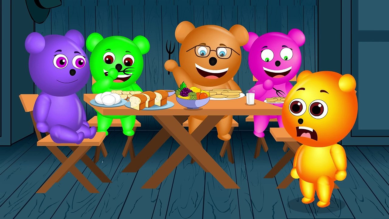 Mega Gummy Bear Crashed from car Not wearing seat belt Finger family song For Kids