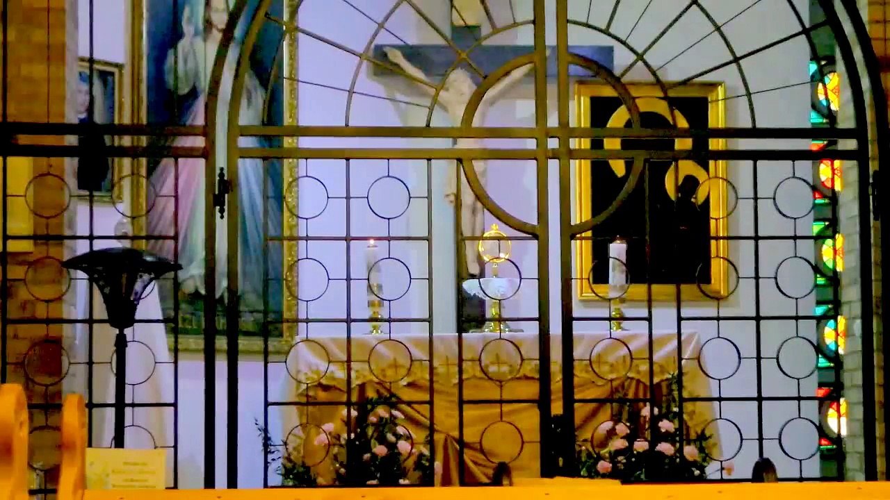 Adoracja Najświętszego Sakramentu w kościele św. Maksymiliana w Lubinie 11.03.2017.