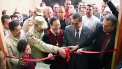 بالفيديو..محافظ الفيوم يفتتح الكنيسة الإنجيلية بدار السلام