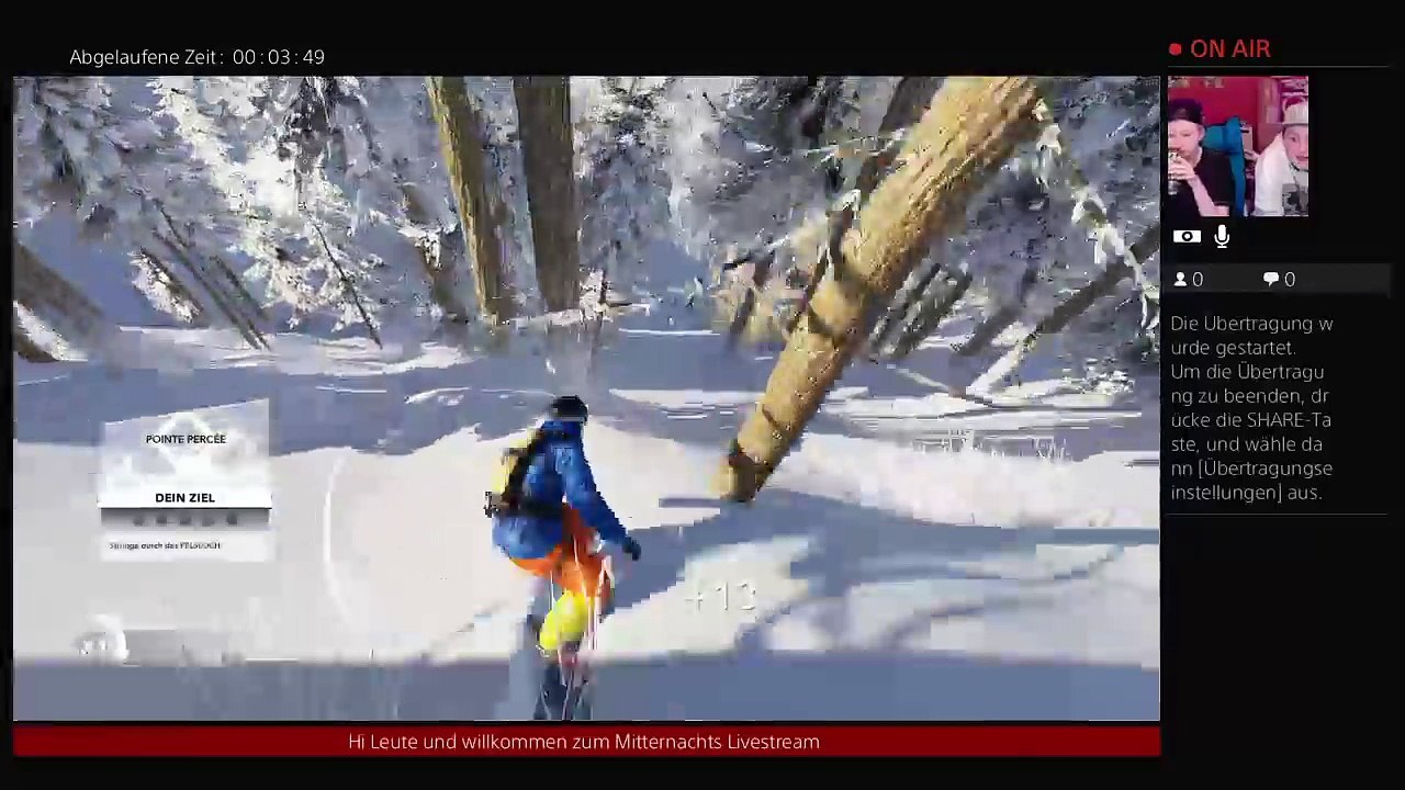 PS4-Live-Übertragung Mitternachts Livestream