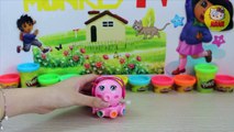 Đồ chơi trẻ em Đất nặn Play-doh Búp bê baby chibi nặn Pony ngựa tiên Stop motion Kids toys