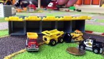 Kids Toys BeeTube - Mini Toy Trucks - Tonka TINYS CONSTRUCTION Trucks BullDozer Caterpilla
