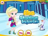 La Princesa de Disney Congelado Bebé Elsa Skating Lesiones de tiempo de la Diversión de los Juegos de Episodios para niños [HD