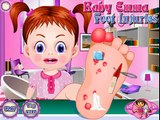 NEW Игры для детей new—Бэби Эмма ноги болят—Мультик Онлайн видео игры для девочек