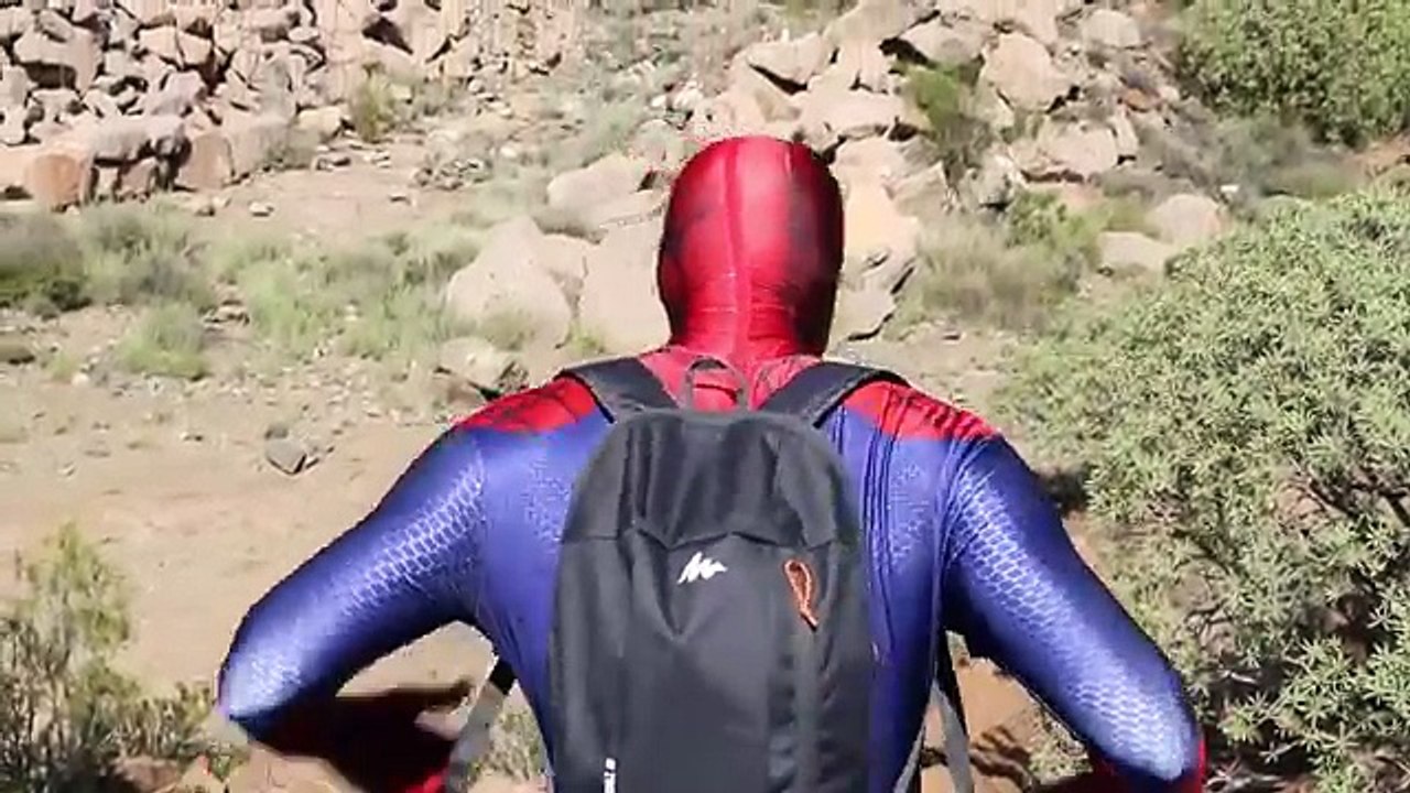 Spiderman vs Venom in Real Life Superhero Fights Movie