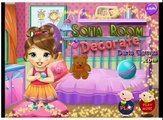 Sisters Elsa Anna Sofia Rapunzel Pregnant Baby Room Decoration - Disney Princess Baby Game