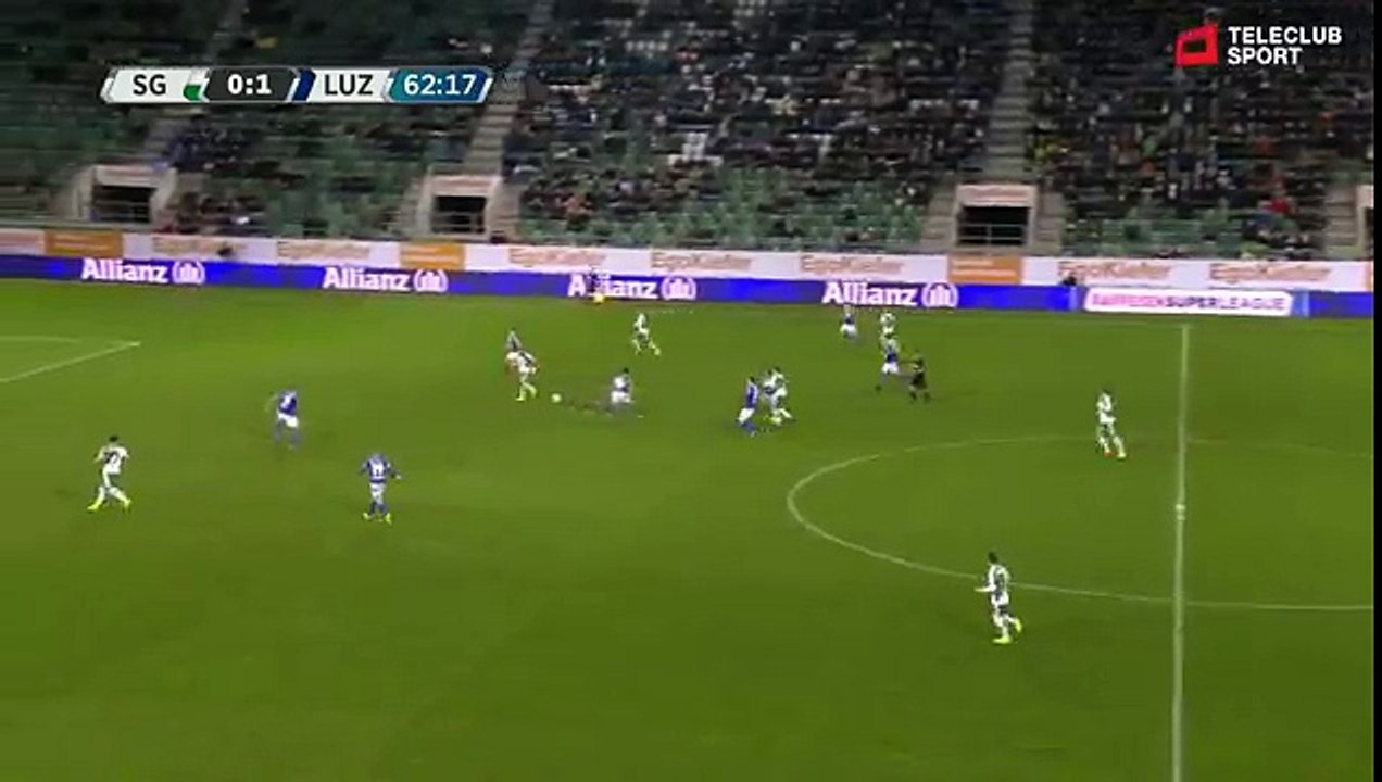 Sankt Gallen 1:1 Luzern (Swiss Super League. 11 March 2017)