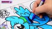 My Little Pony Coloring Book MLP Rainbow Dash Colors Episode Surprise Egg and Toy Collector SETC