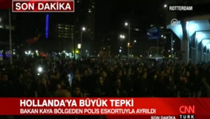 Bakan Kaya Polis Eskortu Eşliğinde Hollanda'dan Sınır Dışı Edildi