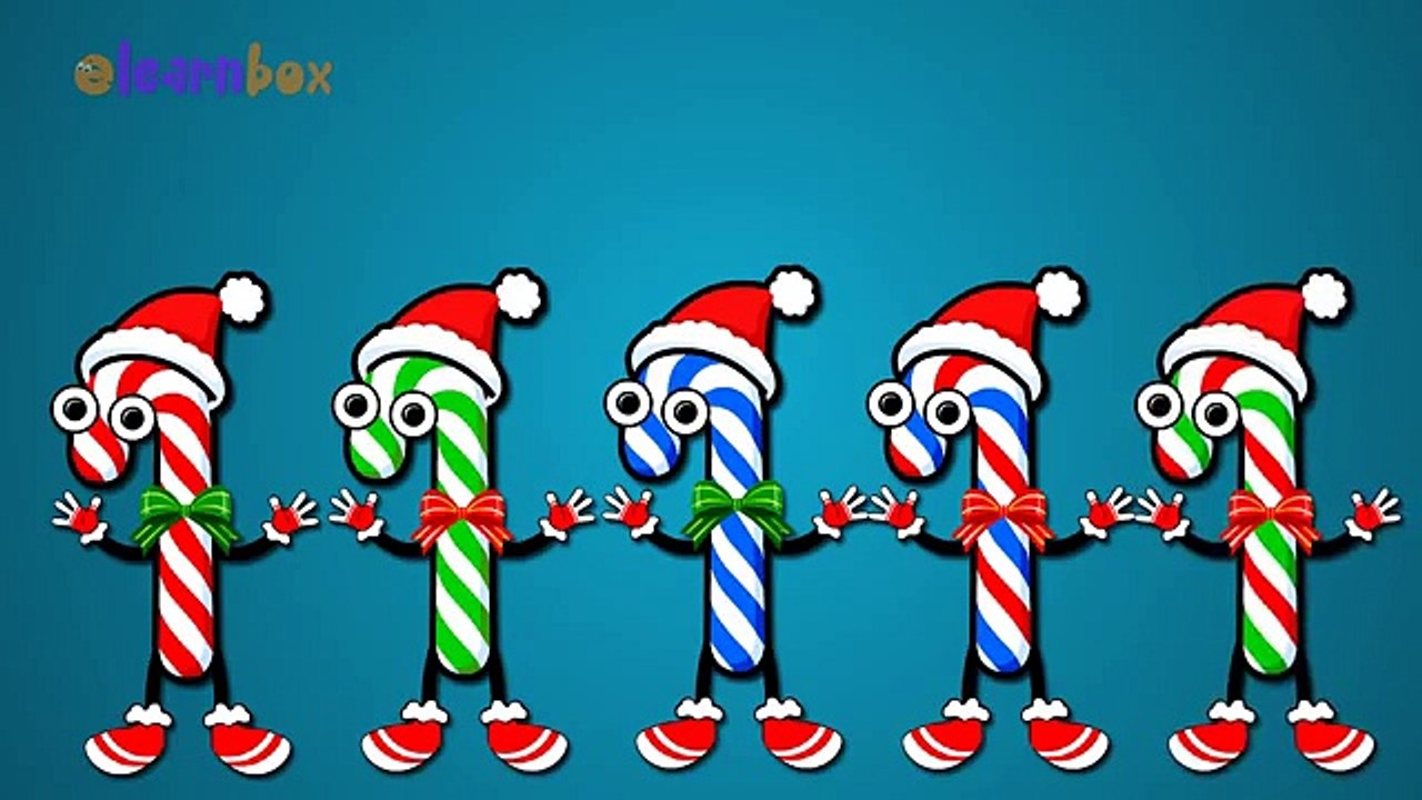 Candy Cane Cartoons Animation Singing Finger Family Nursery Rhymes for Preschool Children