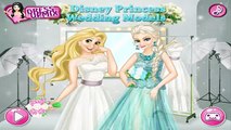Frozen Elsa and Rapunzel Disney Princess Wedding dress up games for girls and kids