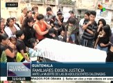 Exigen justicia para las niñas guatemaltecas muertas en incendio