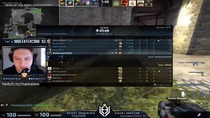CS:GO - MAIKELELE 4SECOND ACE WTF