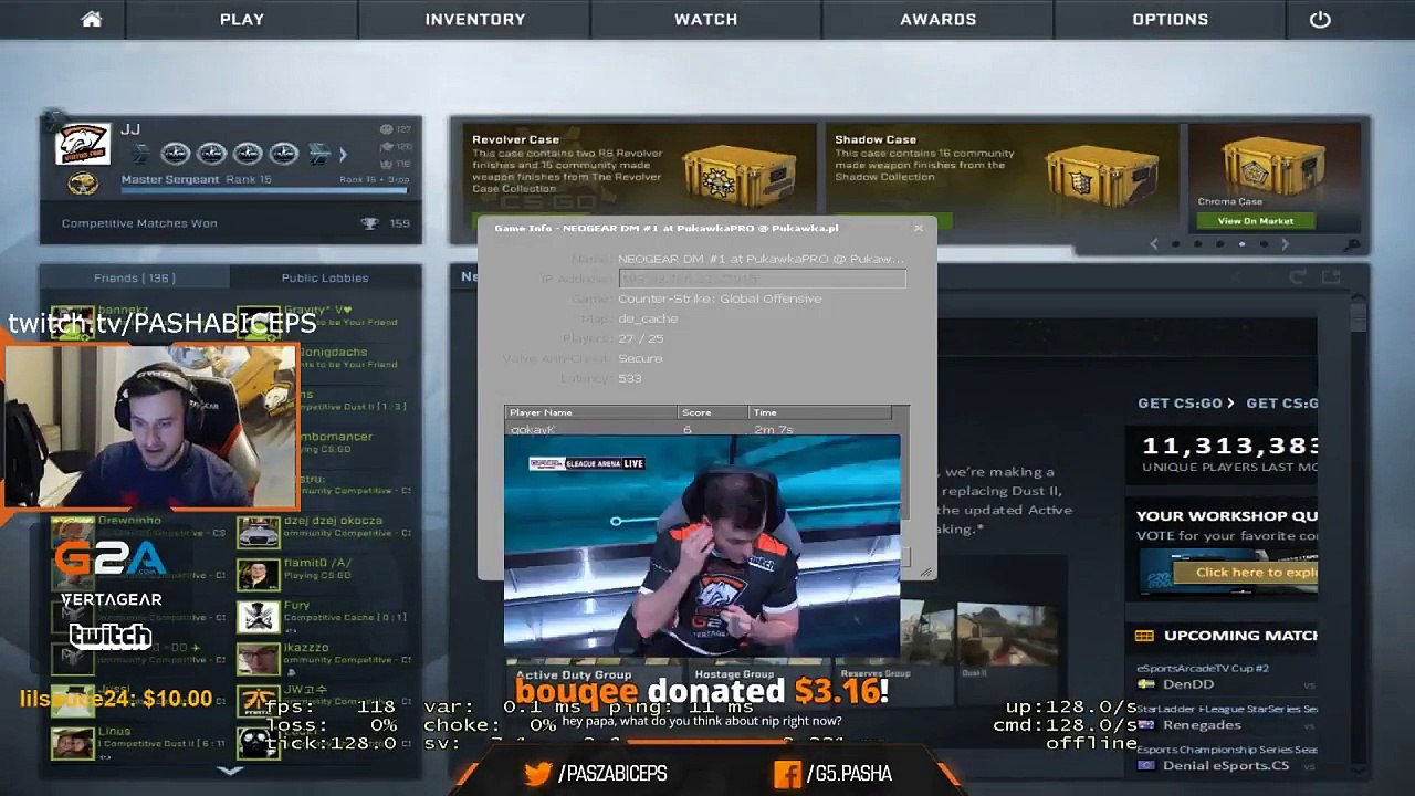 CS:GO - Pashabiceps on NiP