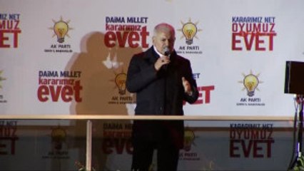 Izmir Başbakan Binali Yıldırım Izmir'de Konuştu