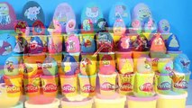 Play Doh Kinder Surprise Eggs Toys Dory Peppa Pig Play Doh Learn Colors For Kids And Child