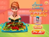 Anna Cooking Chicken Salad - Disney princess Frozen - Best Baby Games For Girls