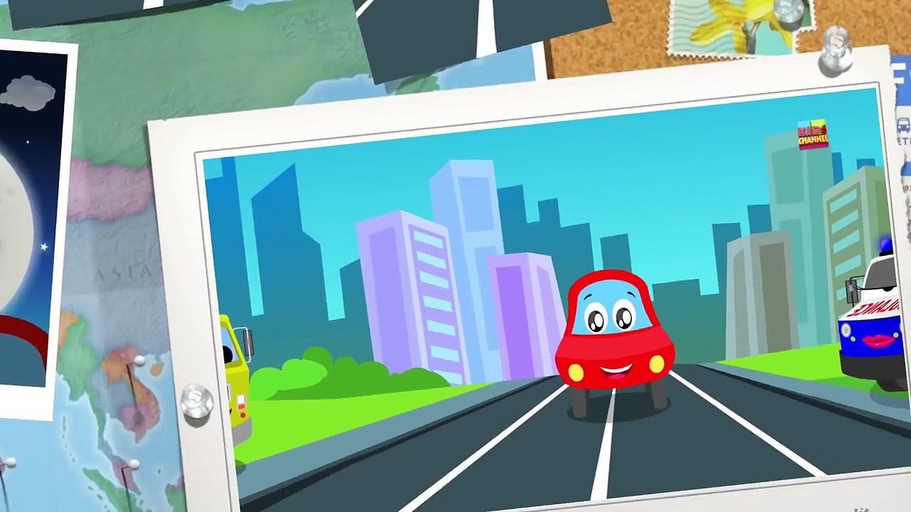 Little Red Car - Nursery Rhymes & Kids Videos