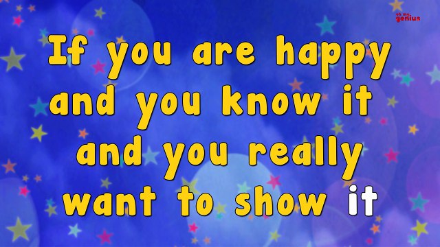 Если Вы являются счастливый и Вы знать Это Караоке веселый Рождество Песня