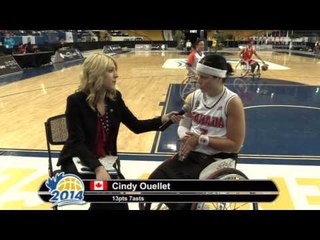 Interview: Cindy Ouellet (Canada) | 2014 IWBF Women's World WheelchairBasketball Championships