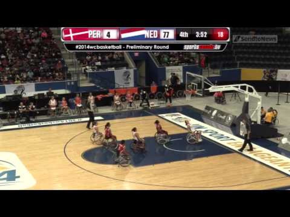 Netherlands v Peru | 2014 IWBF Women's World Wheelchair Basketball Championships
