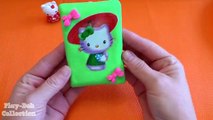 Foam Surprise Eggs Masha Hello Kitty Car Learn Colors Play Doh Fun and Creative for Kids P