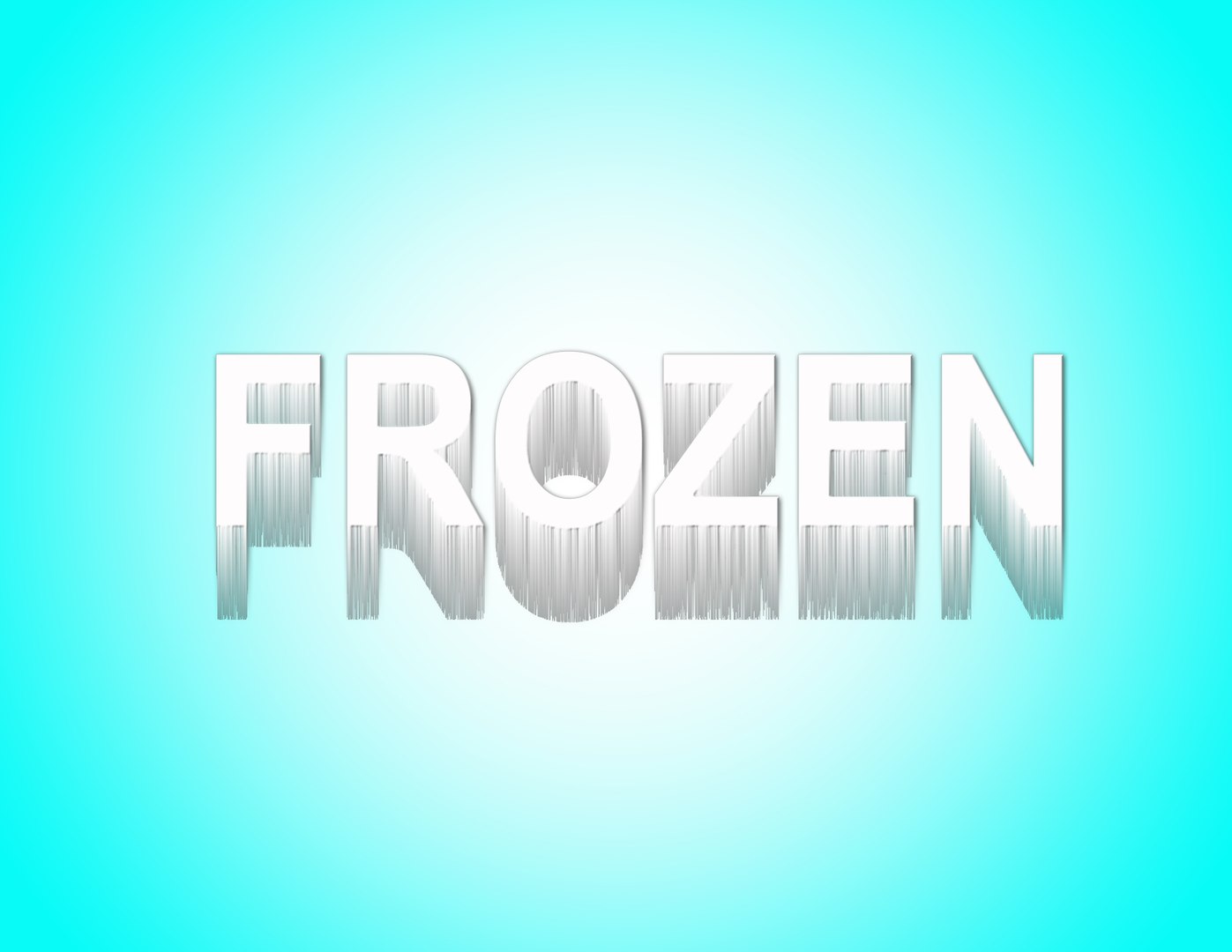 How To Make frozen text Photoshop