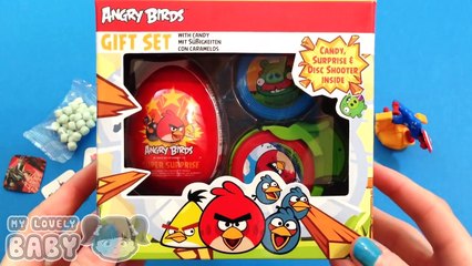 McDonalds Play-Doh Surprise Egg Happy Meal Toys Angry birds Pokemon Snoopy Ninja Turtles M