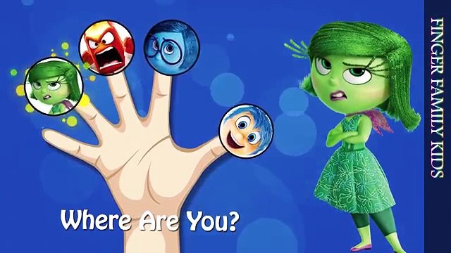Finger Family Song Disney Pixars Inside Out Nursery Rhyme