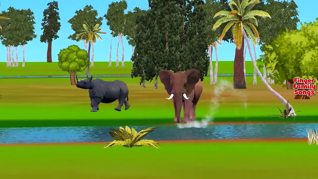 Dinosaurs, Lion, Gorilla Finger Family Songs | Tiger Godzilla Shark And More Animals Nurse