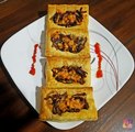 how to make curry puff / mushroom puff /yummy food / cheesy / pastry puffs