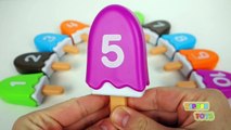 Learn Numbers Counting 1-10 for Toddlers Kids Children with Ice Cream Popsicle