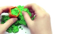 DIY How To Make Colors Kinetic Sand Kids Blocks Kinetic Sand Compilation Learn Colors