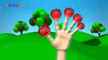 Анимация яблоко мультфильмы Детская Семья палец для питомник дошкольного рифмы пение сын звук они