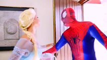 Spiderman vs Joker vs Frozen Elsa - Elsa Goes in Jail - Fun Superhero Movie in Real Life