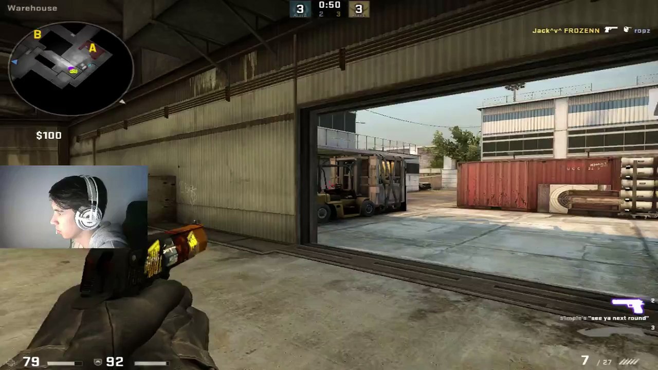 CSGO: s1mple on FIRE