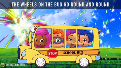 WHEELS ON THE BUS ♥ SONG Bubble Guppies Toy Kids Bus Swim-Sational Bus Puppy Gil Mr. Group