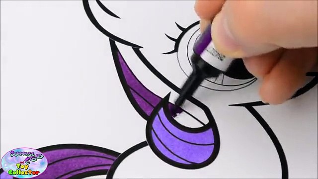 Мой маленький пони раскраски Рарити пони МЛП сериал сюрприз яйцо и коллекционера игрушек сайт setc